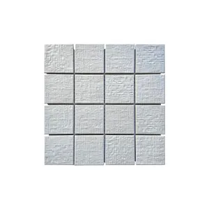 Azuma Square White Calico Matt Mosaic Tile by Beaumont Tiles, a Mosaic Tiles for sale on Style Sourcebook
