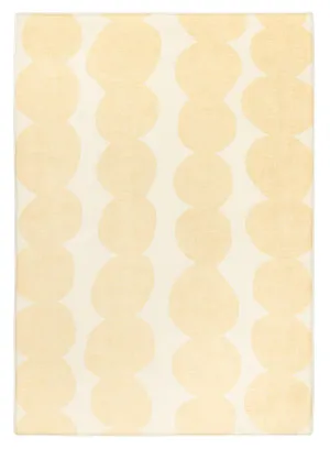 Cree Yellow and Beige Abstract Rollie Pollie Playmat by Miss Amara, a Kids Rugs for sale on Style Sourcebook