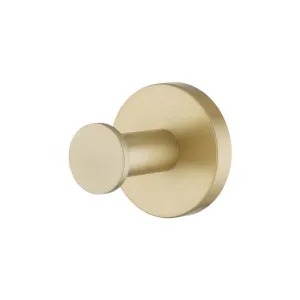 Lucid Pin Robe Hook Light Brushed Brass by Aquaperla, a Shelves & Hooks for sale on Style Sourcebook