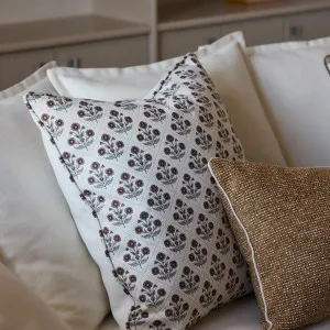 Amira Rust Cushion 55cm x55cm Feather Filled by Madras Link, a Cushions, Decorative Pillows for sale on Style Sourcebook