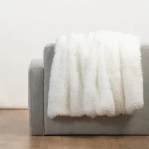 Luxury Throw - White - Canningvale by Canningvale, a Sheets for sale on Style Sourcebook