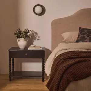 Jarah Chocolate Thick Knitted Throw 140cmx175cm by Madras Link, a Throws for sale on Style Sourcebook