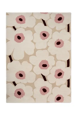 Marimekko Unikko Beige Pink 132402 by Marimekko, a Contemporary Rugs for sale on Style Sourcebook