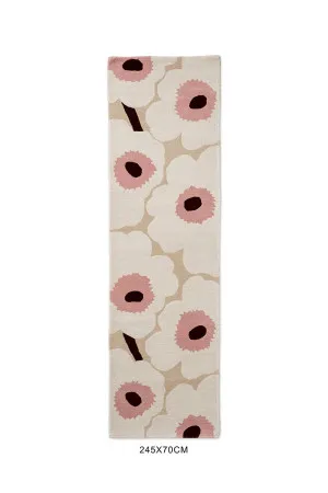 Marimekko Unikko Beige Pink 132402 Runner by Marimekko, a Contemporary Rugs for sale on Style Sourcebook