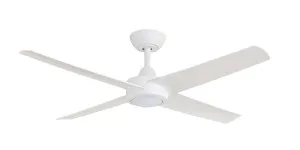 ThreeSixty Ambience 48" DC Ceiling Fan with 8W Uplight and 17W CCT Light and Remote - White by ThreeSixty, a Ceiling Fans for sale on Style Sourcebook