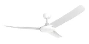 ThreeSixty FlatJet 52" 3, 4 or 5 Blade DC Ceiling Fan with 24W LED Light - Matte White by ThreeSixty, a Ceiling Fans for sale on Style Sourcebook