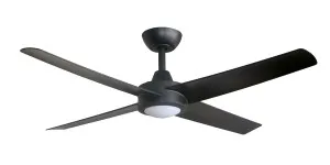 ThreeSixty Ambience 48" DC Ceiling Fan with 8W Uplight and 17W CCT Light and Remote - Black by ThreeSixty, a Ceiling Fans for sale on Style Sourcebook