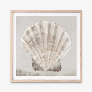 Neutral Shells II (Square) Art Print by The Print Emporium, a Prints for sale on Style Sourcebook