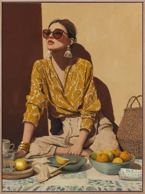 Suzie On Sunday Canvas Art Print by Urban Road, a Prints for sale on Style Sourcebook