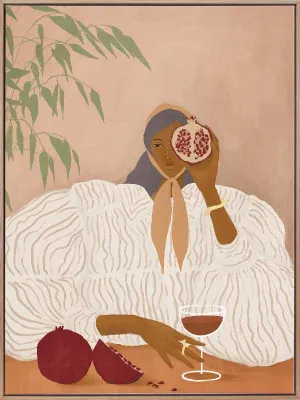 Andrea, Red Notes Canvas Art Print by Urban Road, a Prints for sale on Style Sourcebook