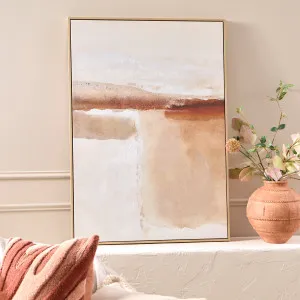 Muse Ember Drift Framed Canvas Wall Art Rust by Muse, a Wall Hangings & Decor for sale on Style Sourcebook