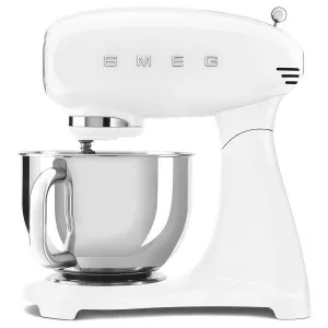 Smeg 50's Style Stand Mixer White SMF05WHAU by Smeg, a Small Kitchen Appliances for sale on Style Sourcebook