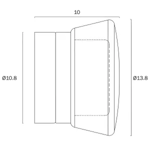 Telbix Lomira Sleek Contemporary LED Wall Light - Black by Telbix, a Wall Lighting for sale on Style Sourcebook