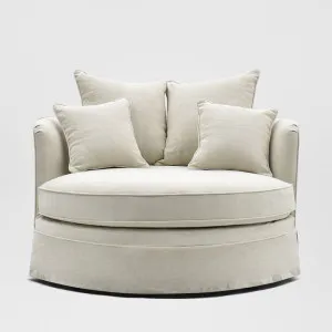Noosa Hamptons Snuggle Chair Beige by OneWorld Collection, a Plants for sale on Style Sourcebook
