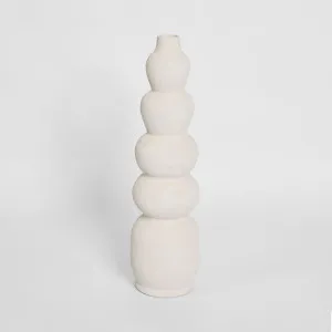 Goya Boulder Vase Chalk by MRD Home, a Christmas for sale on Style Sourcebook