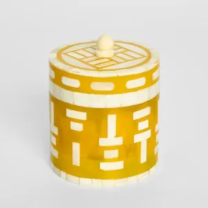 Sirena Trinket Box Mustard by Florabelle Living, a Christmas for sale on Style Sourcebook
