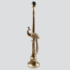 Peacock Table Lamp Base only Bronze by Ruby Star, a Lighting for sale on Style Sourcebook