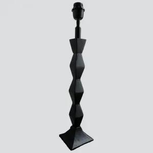 Multi Diamond Table Lamp Base only Black by Ruby Star, a Christmas for sale on Style Sourcebook