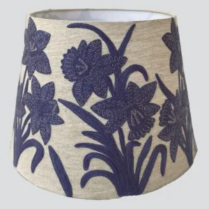 Narcissus Linen Tapered Shade Lavender by Ruby Star, a Christmas for sale on Style Sourcebook