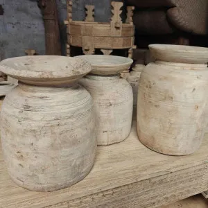 Decorative Wooden Pot Large by Florabelle Living, a Christmas for sale on Style Sourcebook