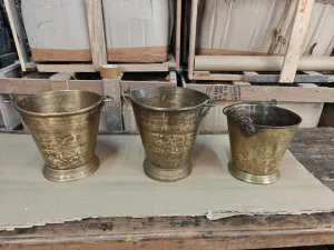 Decorative Brass Bucket by Florabelle Living, a Christmas for sale on Style Sourcebook