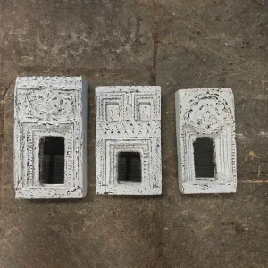 Decorative wooden Mirror Small White by Florabelle Living, a Christmas for sale on Style Sourcebook