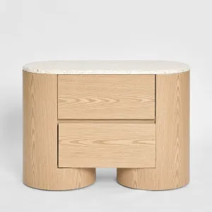 Arlo Bedside Light Oak & Terrazzo by MRD Home, a Lighting for sale on Style Sourcebook