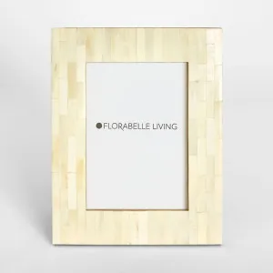 Nira Bone Inlay 5 x 7 " Photo Frame White by Florabelle Living, a Decorative Accessories for sale on Style Sourcebook