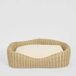 Snuggle Rattan Pet Bed Natural by Florabelle Living, a Lighting for sale on Style Sourcebook