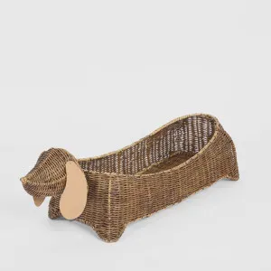 Coco Rattan Dog Basket Brown by Florabelle Living, a Plants for sale on Style Sourcebook