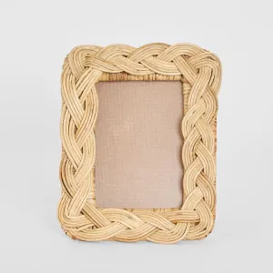Twill Rattan Photo Frame Natural by Florabelle Living, a Lighting for sale on Style Sourcebook