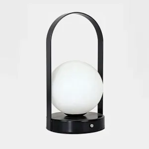 Nini Portable Table Lamp Black by Emac & Lawton, a Christmas for sale on Style Sourcebook
