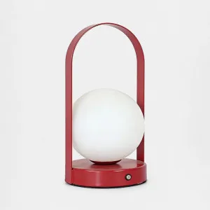 Nini Portable Table Lamp Dark Red by Emac & Lawton, a Christmas for sale on Style Sourcebook