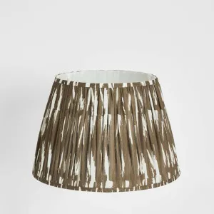Woven Ikat Drum Lamp Shade XL Brown by Emac & Lawton, a Christmas for sale on Style Sourcebook