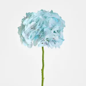 Soft Touch Hydrangea Flower Stem 75cm Blue by Florabelle Living, a Christmas for sale on Style Sourcebook