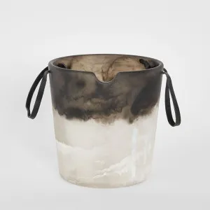 Halo Resin Ice Bucket Black & White by MRD Home, a Christmas for sale on Style Sourcebook