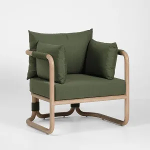 Vita Outdoor Undercover Armchair Forest Green by MRD Home, a Plants for sale on Style Sourcebook