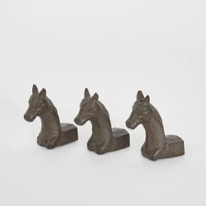 Horse Set of 3 Cast Iron Pot Feet by PERFECT PIECES, a Christmas for sale on Style Sourcebook