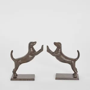Theo Dog Cast Iron Bookends by PERFECT PIECES, a Christmas for sale on Style Sourcebook