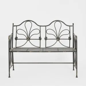 Ivy Foldable Garden Bench Black by PERFECT PIECES, a Christmas for sale on Style Sourcebook