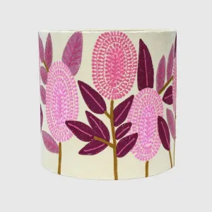 Pink Banksia Drum Shade 30x30cm Cream by Ruby Star, a Christmas for sale on Style Sourcebook