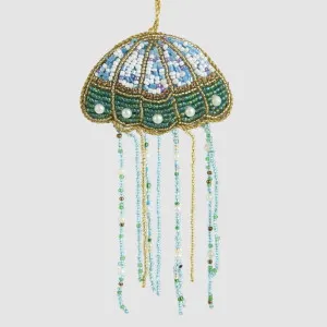 Nettle Beaded Jelly Fish Decoration by Vixen & Velvet, a Christmas for sale on Style Sourcebook