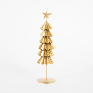 Metal Pleated Tree Large by Vixen & Velvet, a Christmas for sale on Style Sourcebook