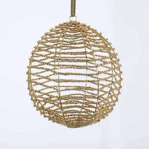 Threaded Metal Bauble by Vixen & Velvet, a Christmas for sale on Style Sourcebook