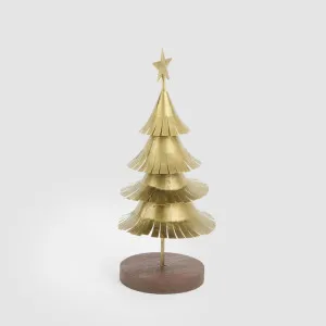 Antiqued Metal Fir Tree Small by Vixen & Velvet, a Christmas for sale on Style Sourcebook