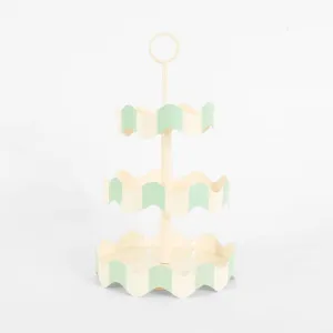 Ciao Bella 3 Tier Stand Green & White by Vixen & Velvet, a Christmas for sale on Style Sourcebook