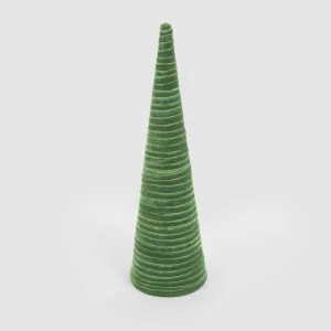 Velvet Ribbon Cone Tree Large Green by Vixen & Velvet, a Christmas for sale on Style Sourcebook