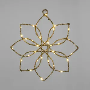 Light Up Flower Star Decoration by Vixen & Velvet, a Christmas for sale on Style Sourcebook