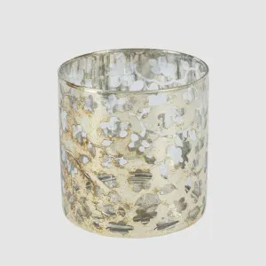 Mercury Floral Glass Candle Holder Small by Vixen & Velvet, a Christmas for sale on Style Sourcebook