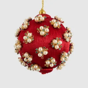 Scarlet Silk Pearl Cluster Bauble by Vixen & Velvet, a Plants for sale on Style Sourcebook